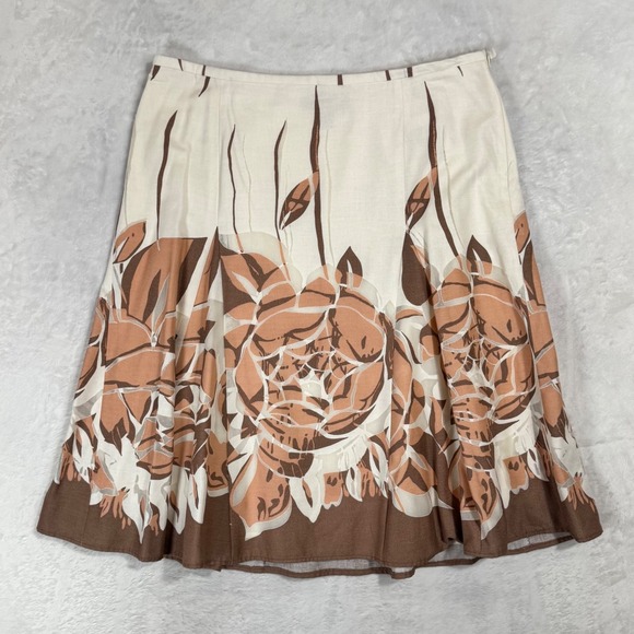 NWT Jones Wear Floral Skirt Suit Sz 16 14 Linen Utility Jacket Spring Safari Y2K - Picture 9 of 16